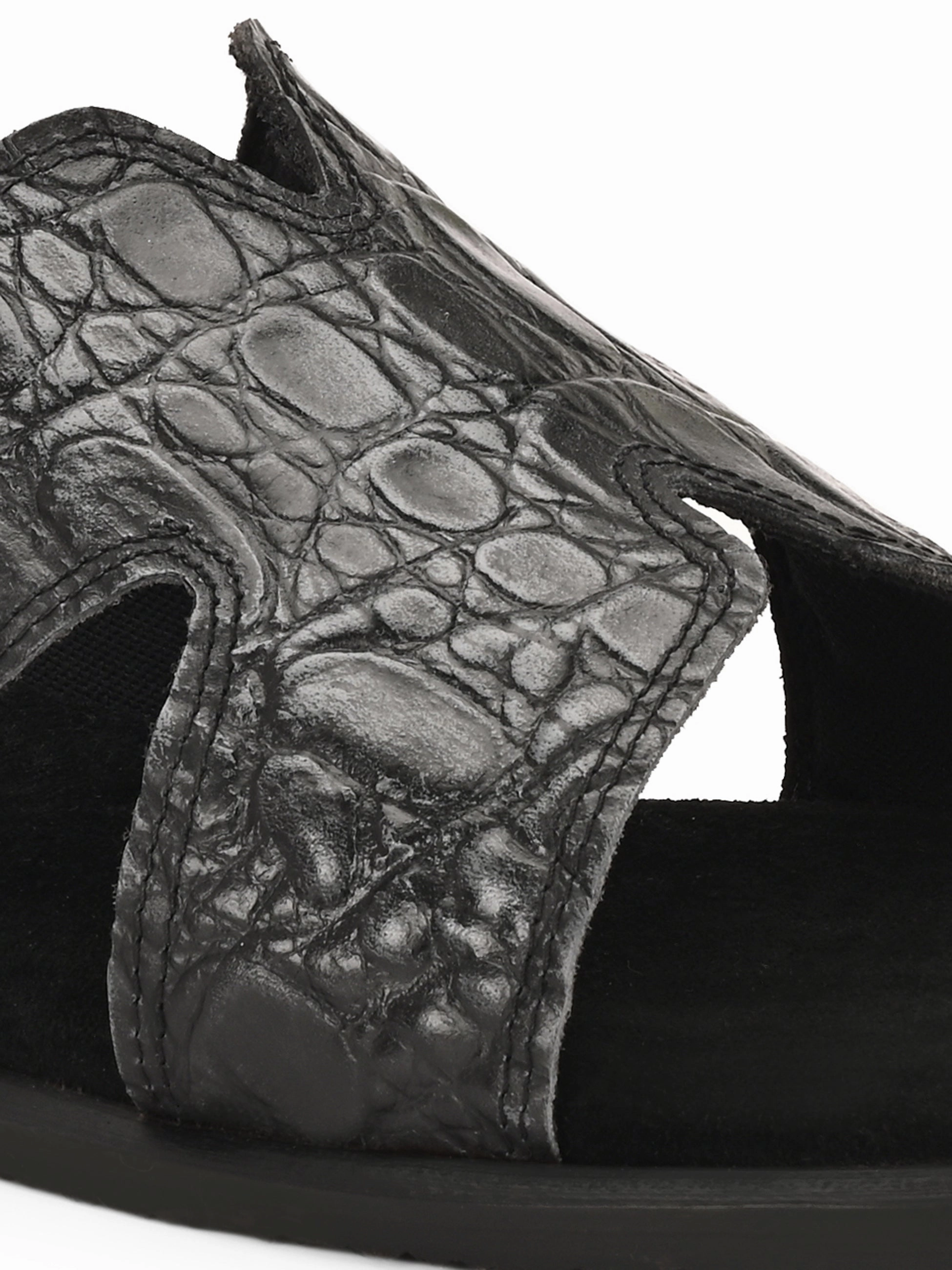 CARLO ROMANO BY WASAN CROCO BRUSH OFF GENUINE LEATHER SLIPPERS FOR MEN'S Buy Superstar Slip On