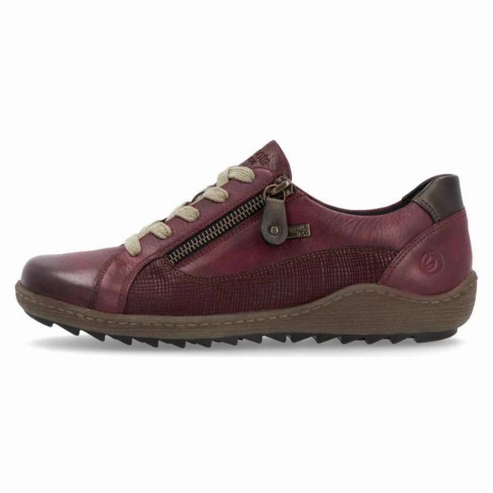 Remonte Liv 40 Vino/Vinorosso/Antique Leather Sneaker (Women's) Bradley Casual Shoes