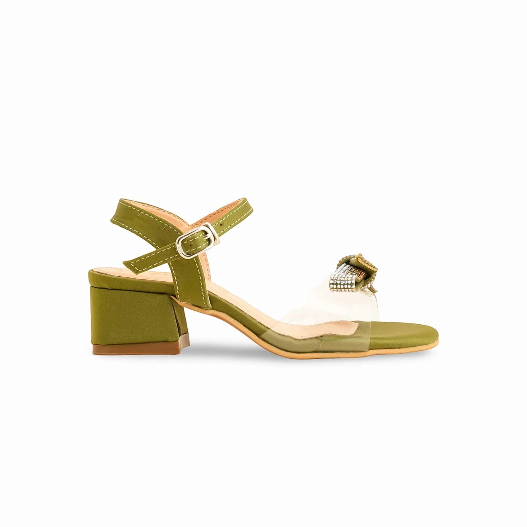 Dog Slides Girls Olive Fancy Sandal KD5674