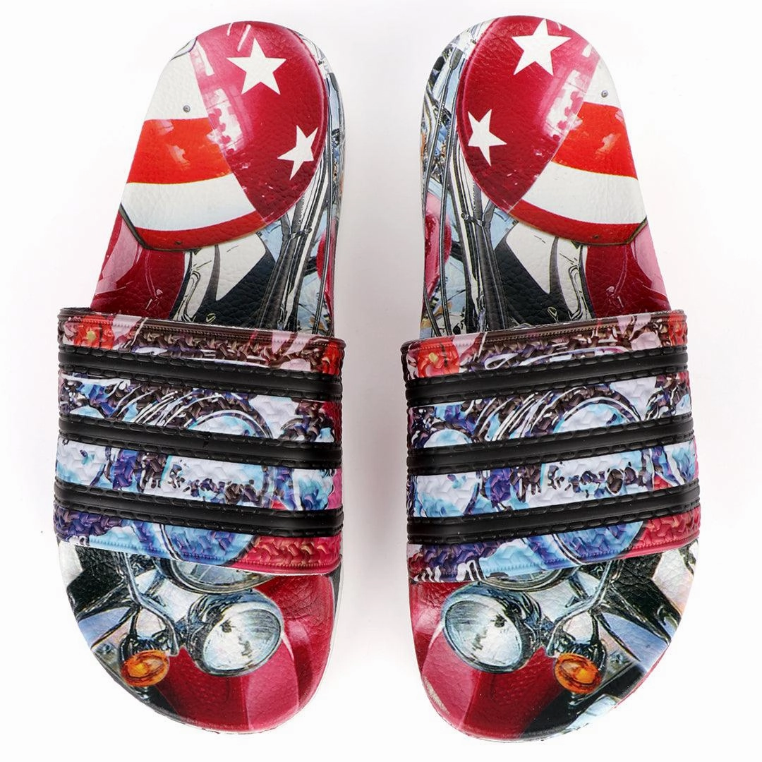 AD Adilette Synthetic Comfort Men's Slide - Red Sandals Toms