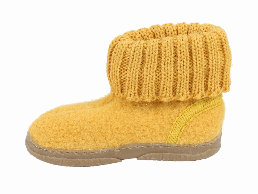 Slippers Orthopedic Haflinger Children's slippers Toni Yellow