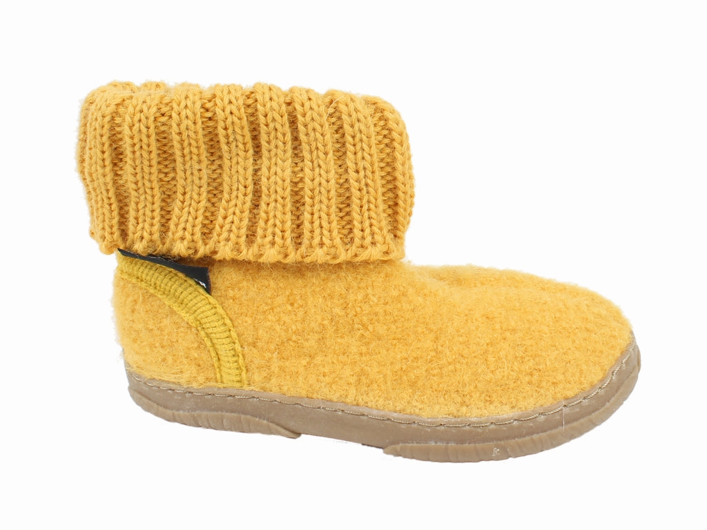 Haflinger Children's slippers Toni Yellow Slides 80s