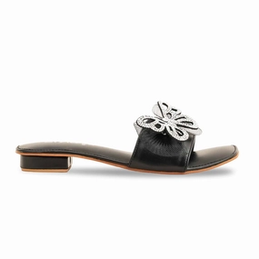 Black Fancy Women Slipper FN7953 Adissage Slides