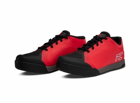 Ride Concepts Powerline Flat Pedal MTB Shoe - Red-Black Princess Flat Shoes