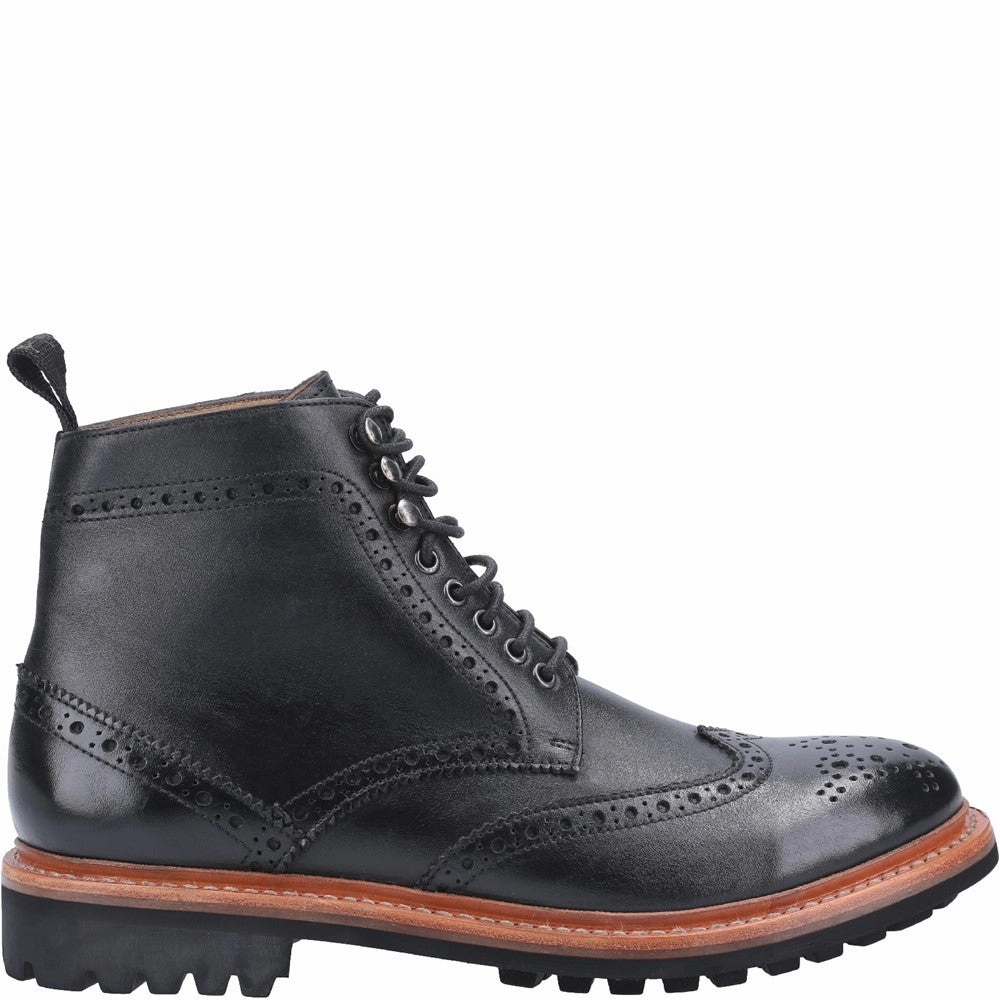 Rissington Commando Goodyear Welt Boots Black Sexiest Boots
