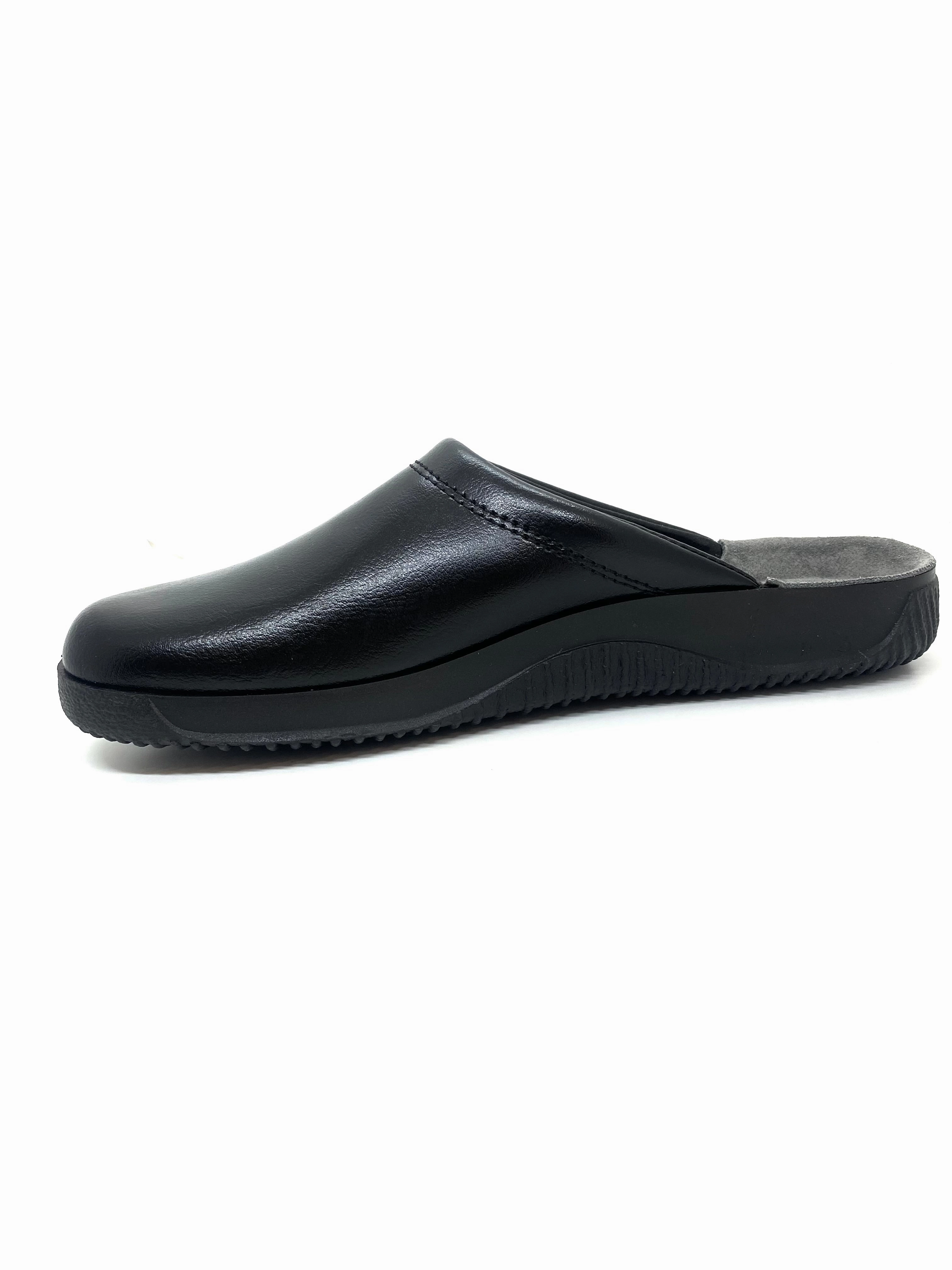 Versace Slides Rohde Men's Backless Leather House Shoe
