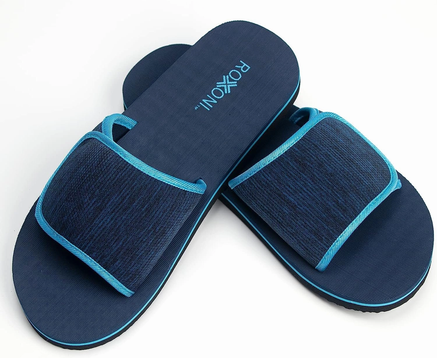 Roxoni Mens Open Toe Slipper Sandals for Indoor/Outdoor Fashion Father and Son Matching Slipper Sandals St Vincent Photos