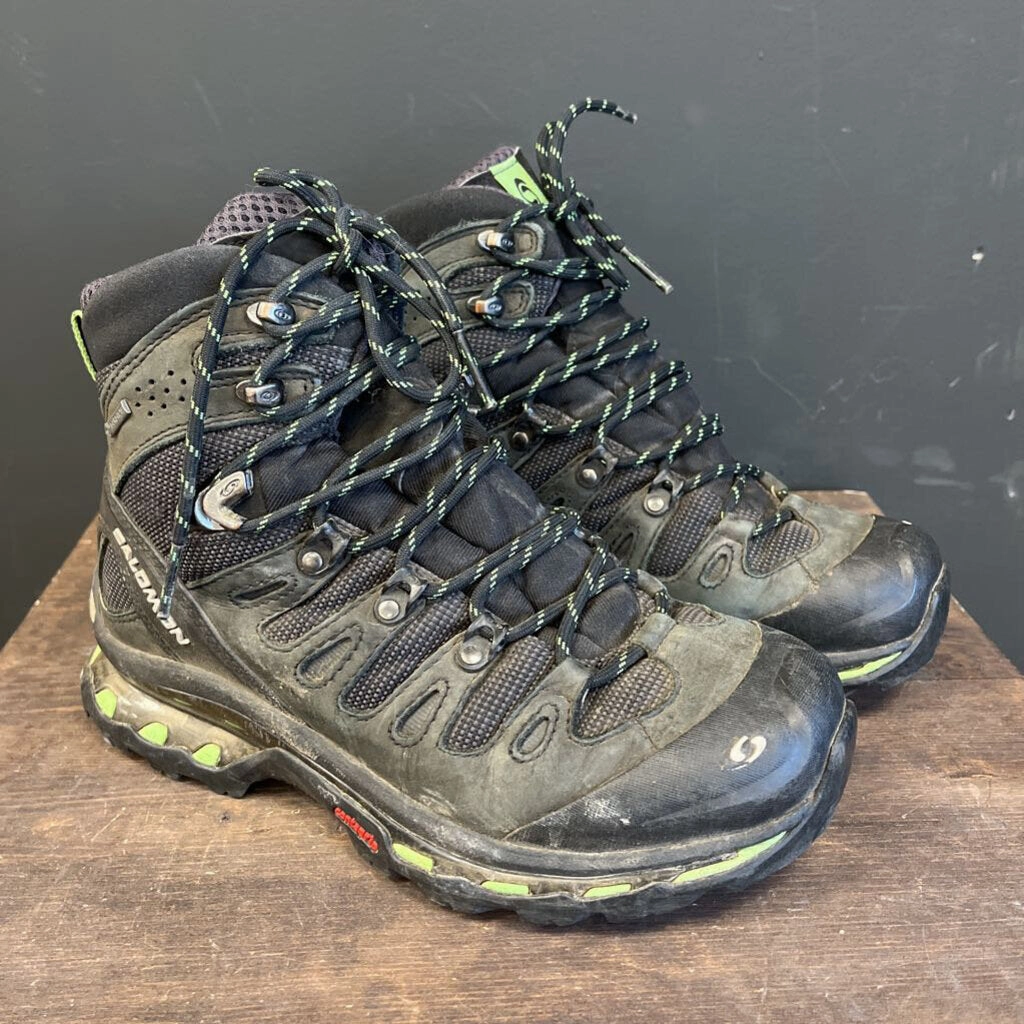 Salewa Winter Hiking Boots Salomon - Women's Quest 4D GTX - MSRP $280: Black-women-W6.5