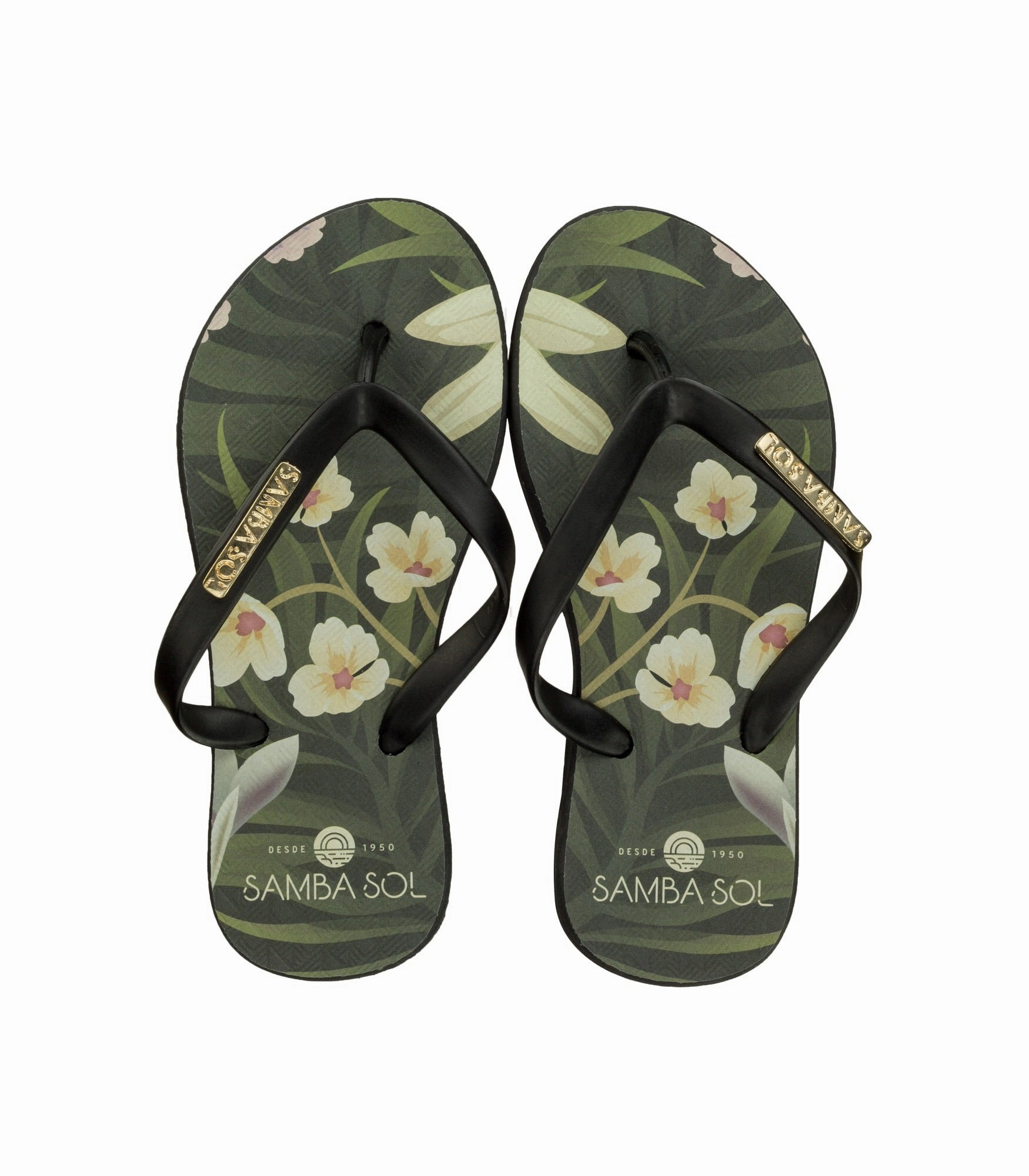 Flip Flop Brand Flip Flops Samba Sol Kid's Fashion Collection Flip Flops - Flowers