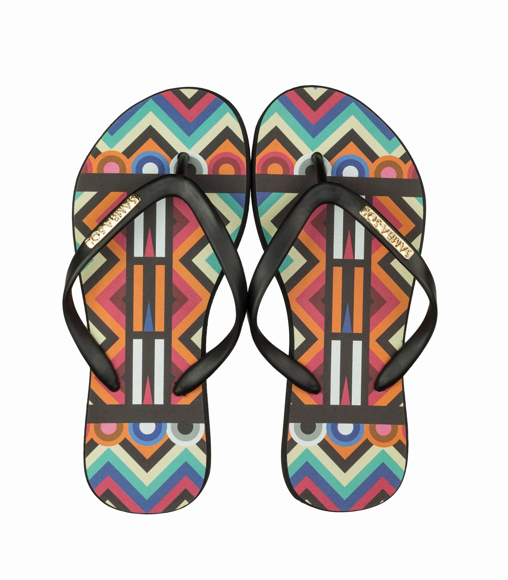 Samba Sol Kid's Fashion Collection Flip Flops - Tribal Full Send Flip Flops