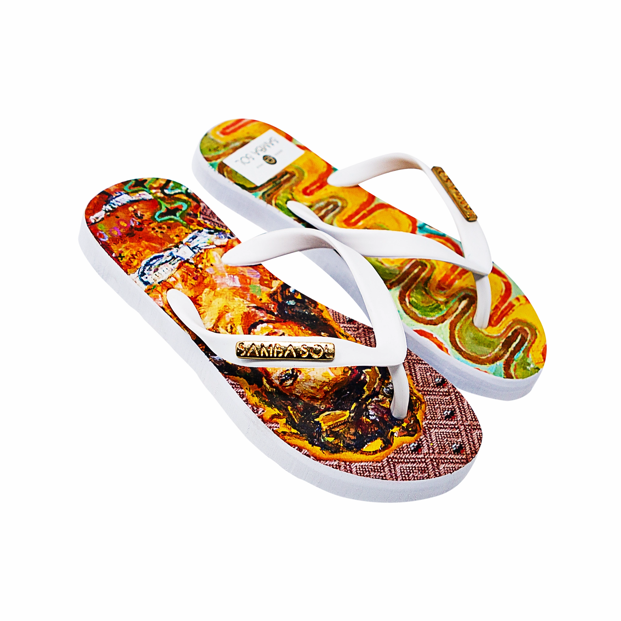 Samba Sol Kid's YoungArts Collection Flip Flops - Caley Buck Rack Room Shoes Flip Flops