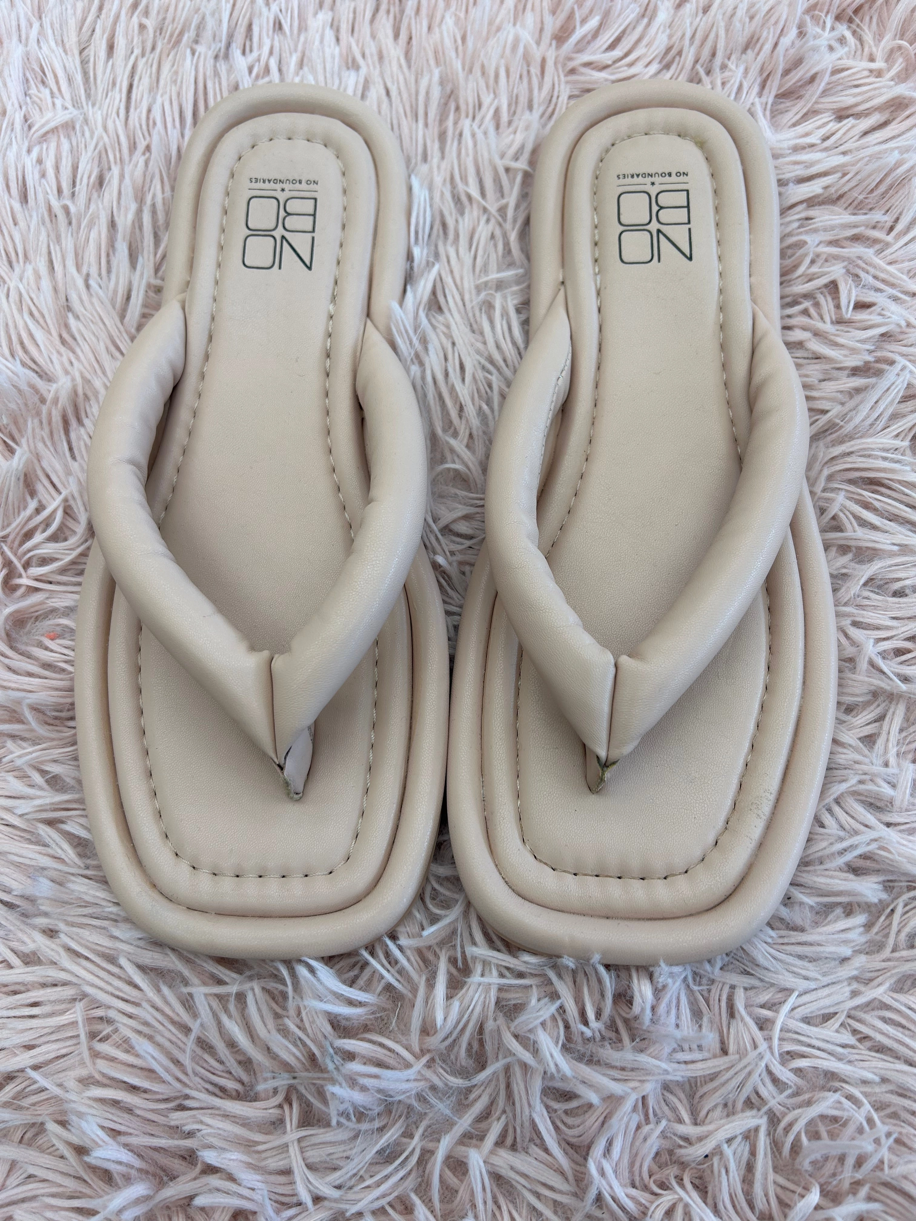 Flip Flops 90s Sandals Flip Flops By No Boundaries In Pink, Size: 8