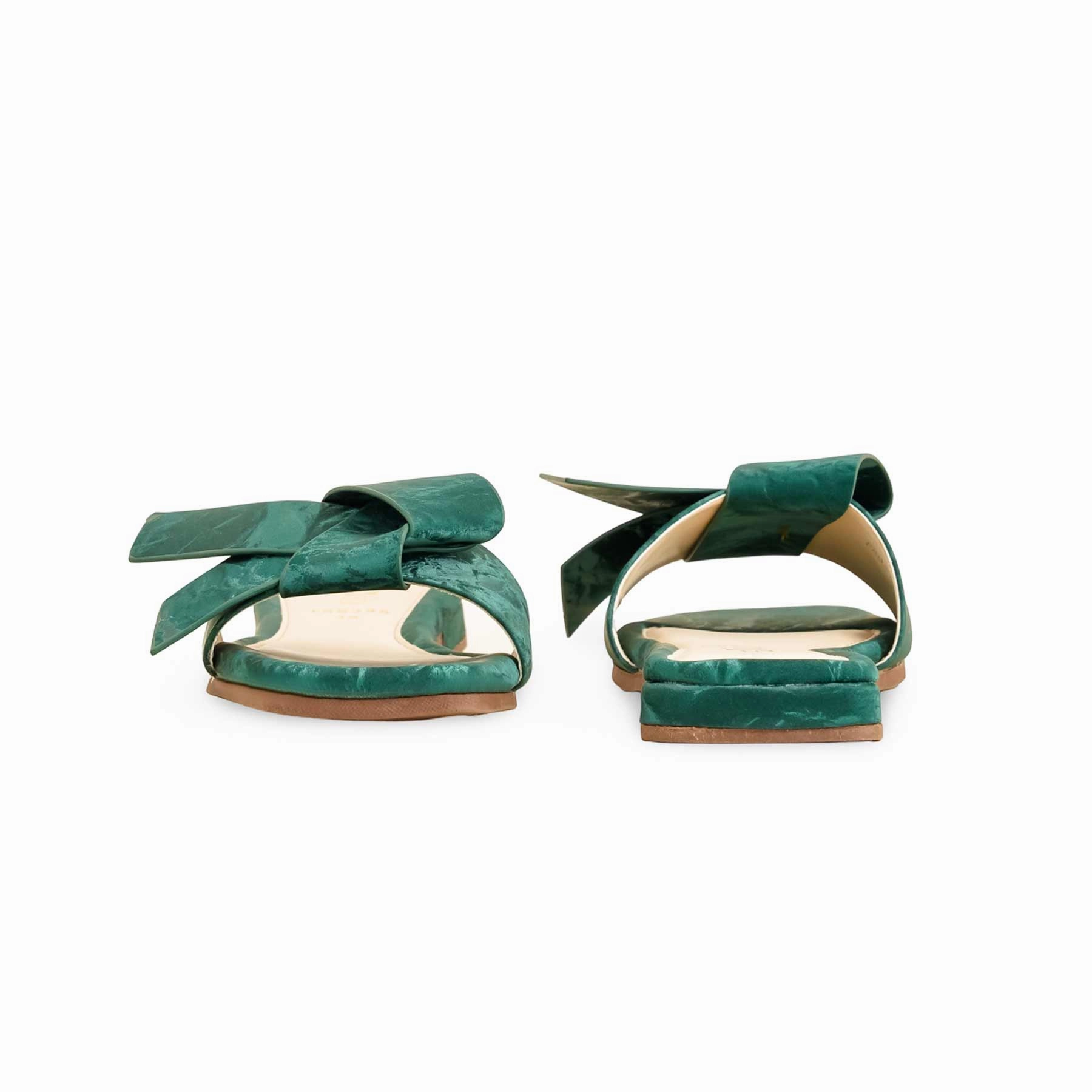 Green Formal Slipper For Women FR8345 Leopard Slippers Boots