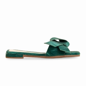 Egg Slippers Green Formal Slipper For Women FR8345