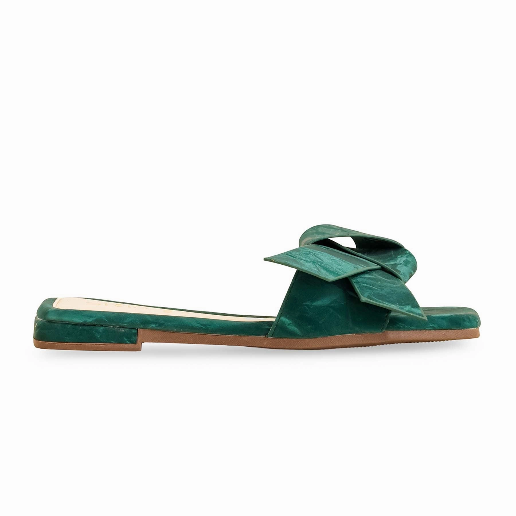Burst Slippers Green Formal Slipper For Women FR8345