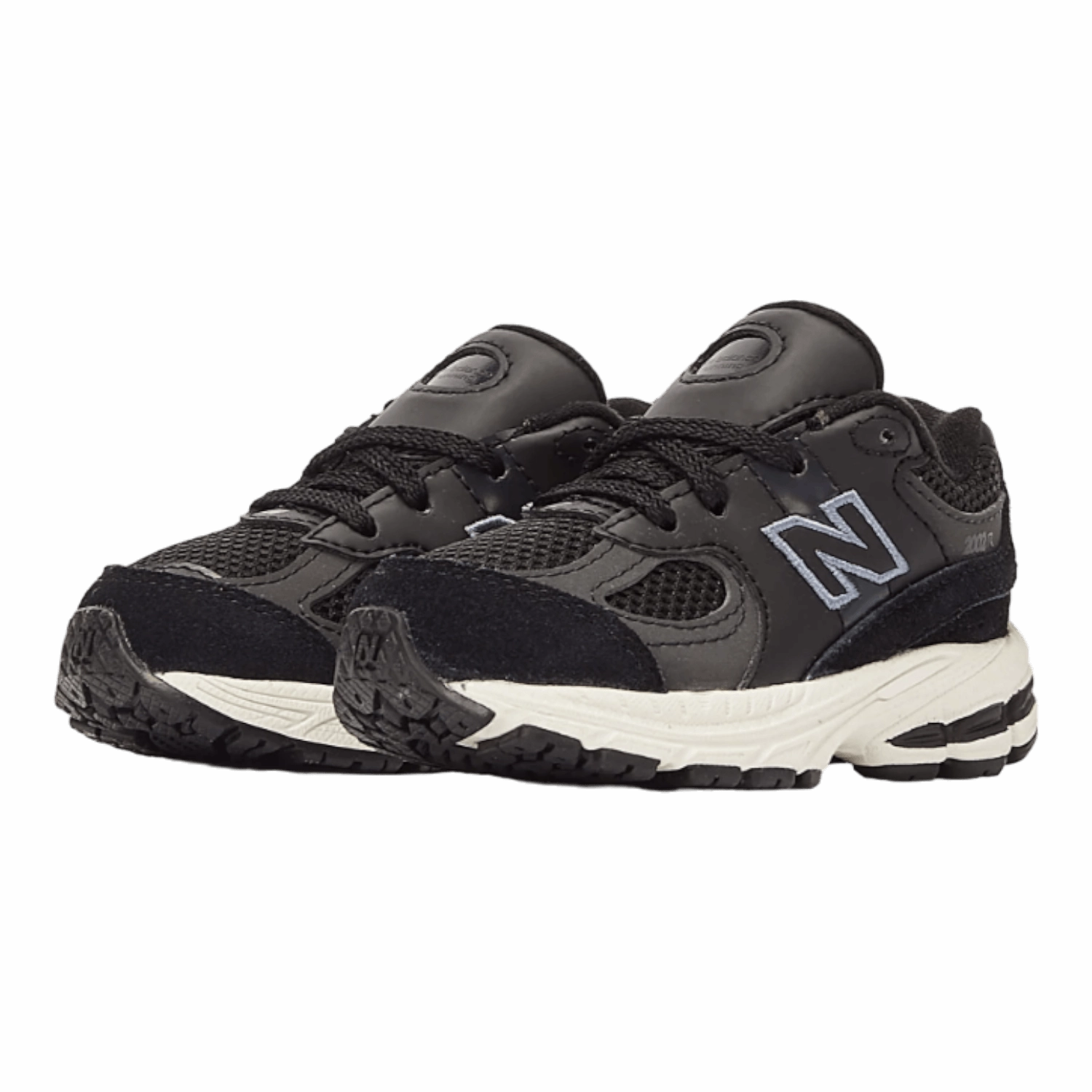 New Balance 2002 Black/White for Kids IC2002BK Running Shoes Lace Up