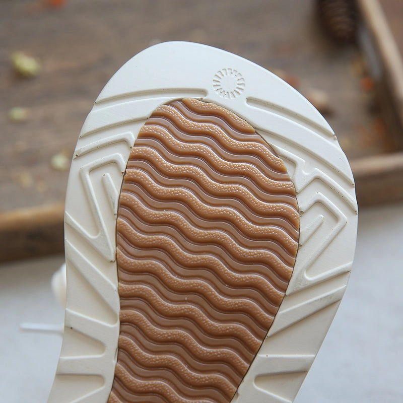 Women Retro Patchwork Leather Thick Sole Casual Shoes Boot Casual Shoes