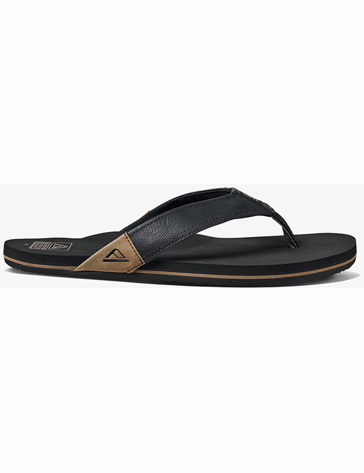 Reef Newport Flip Flops in Black Flip Flops Good For Bunions