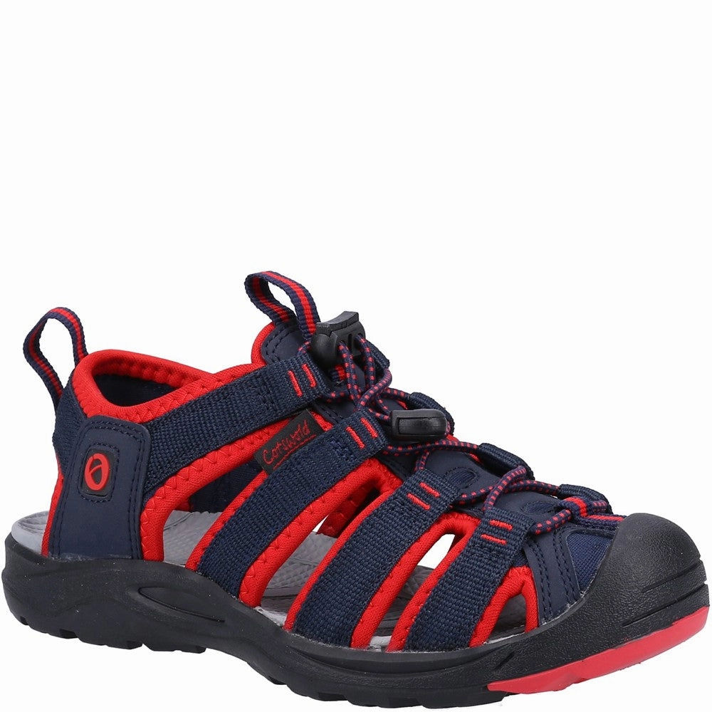 Vs Running Walking Senior Marshfield Recycled Sandals Navy/Red