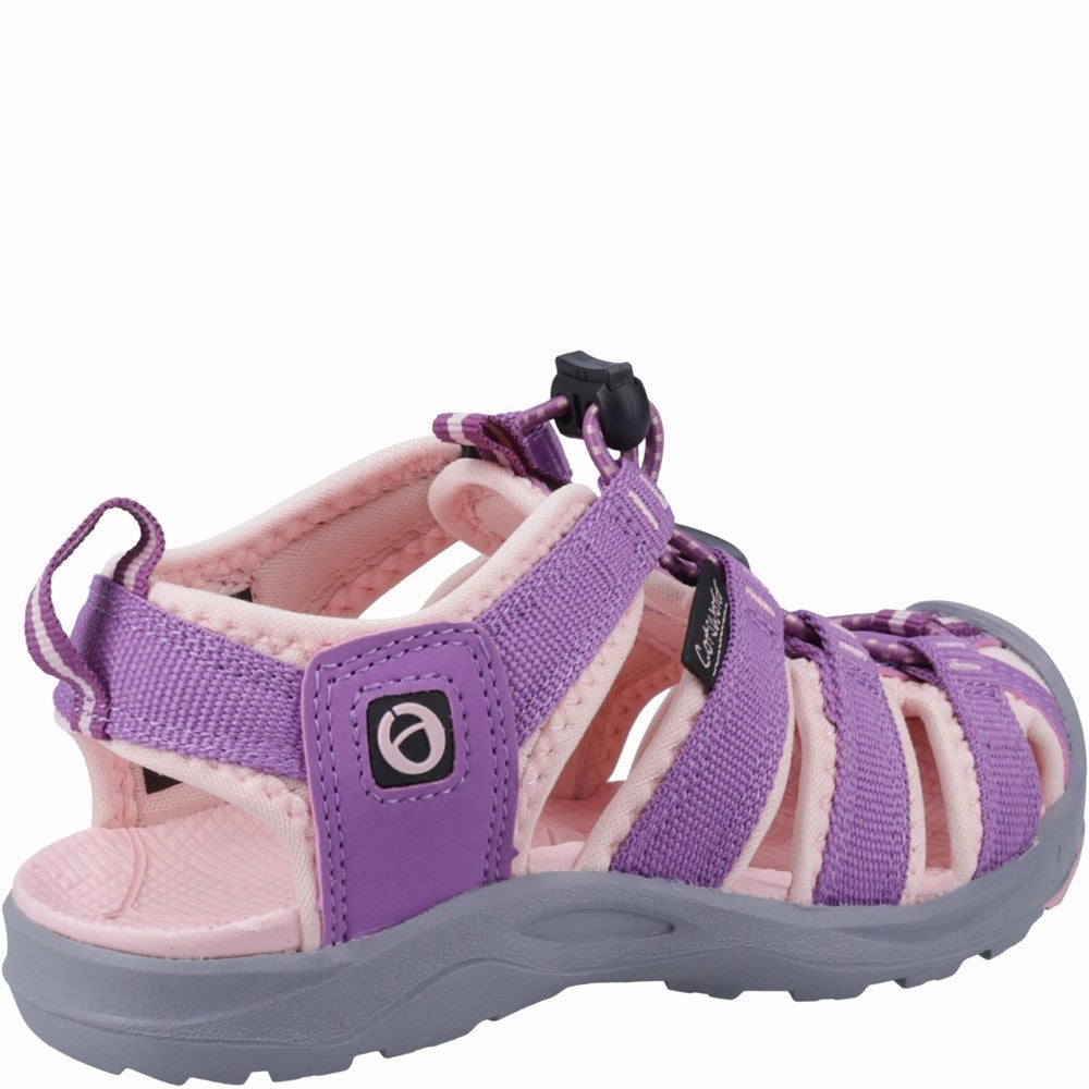 Senior Marshfield Recycled Sandals Purple/Pink Walking Shoes Width Best