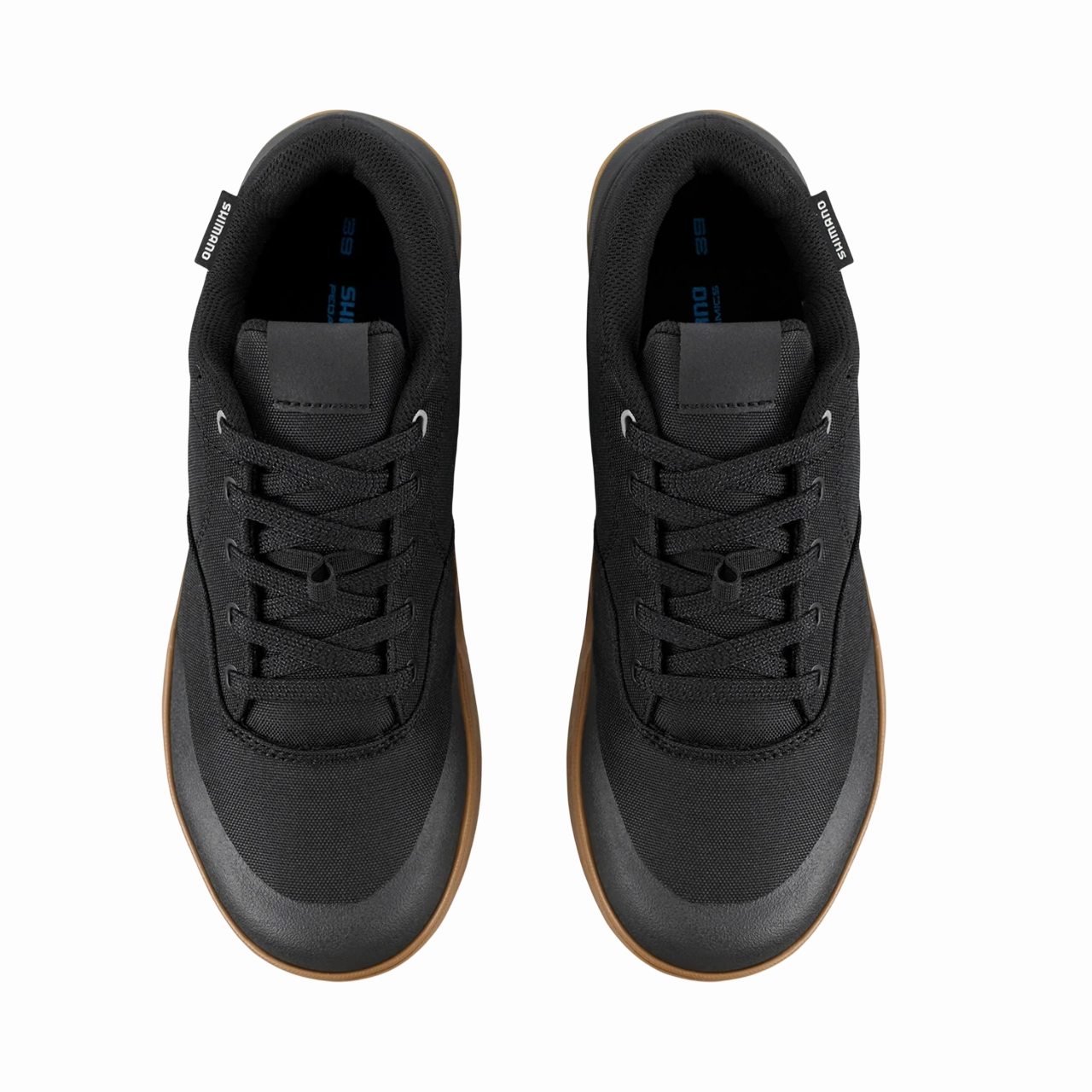 Shimano GF400W Flat MTB Shoes - Womens - Black-Amber Casual Flat Shoes Comfortable