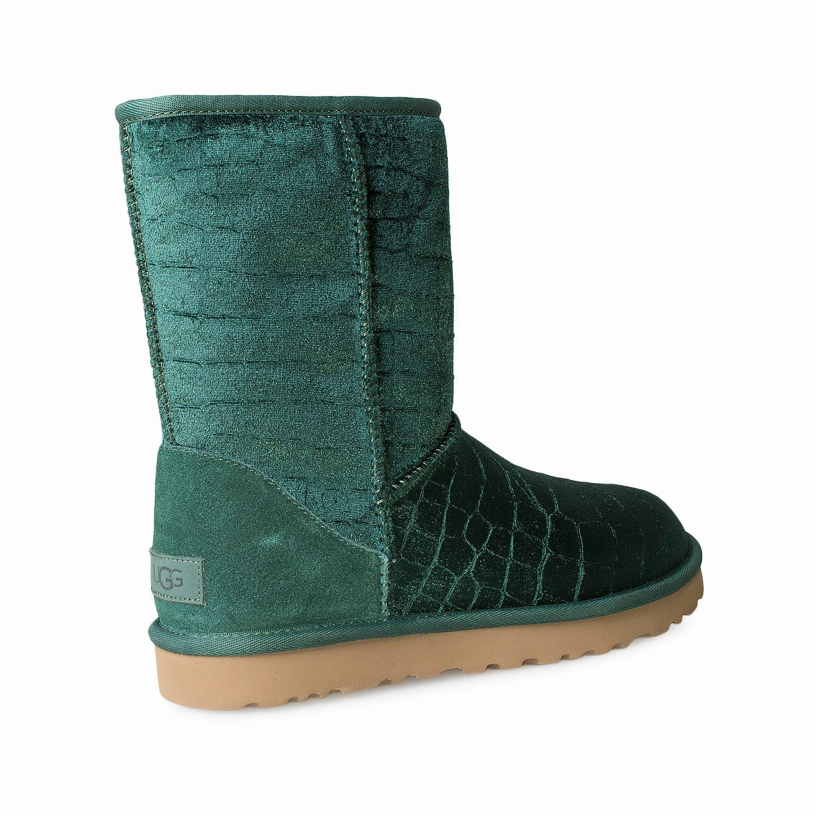 UGG Classic Short II Croc Emerald Boots - Women's Diligencia Boots