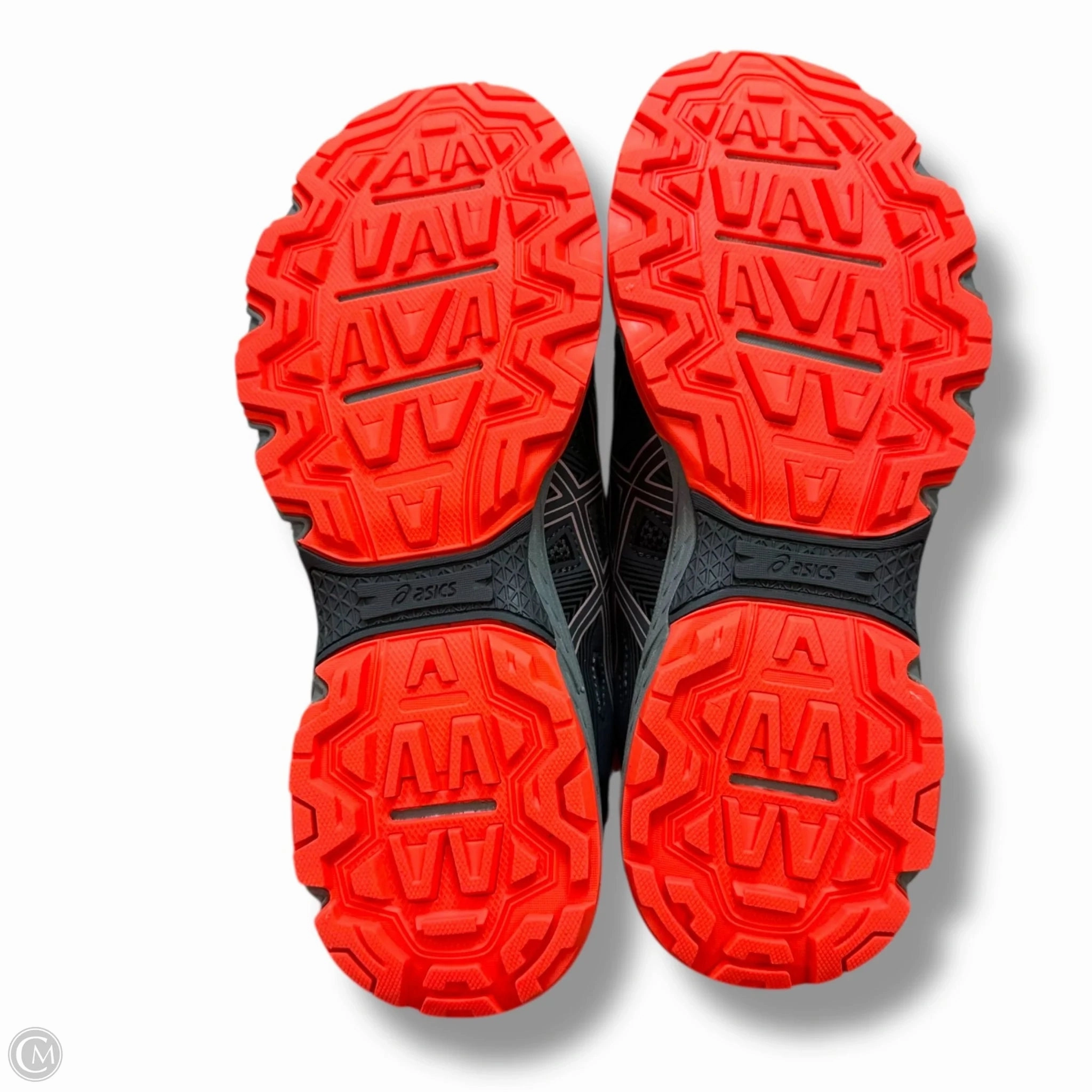 Asics 2010 Running Shoes Shoes Athletic By Asics In Grey & Orange, Size: 6.5