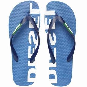 Diesel SA Briian Flip Flops Sandals  -  Blue Havaianas Top Flip Flops