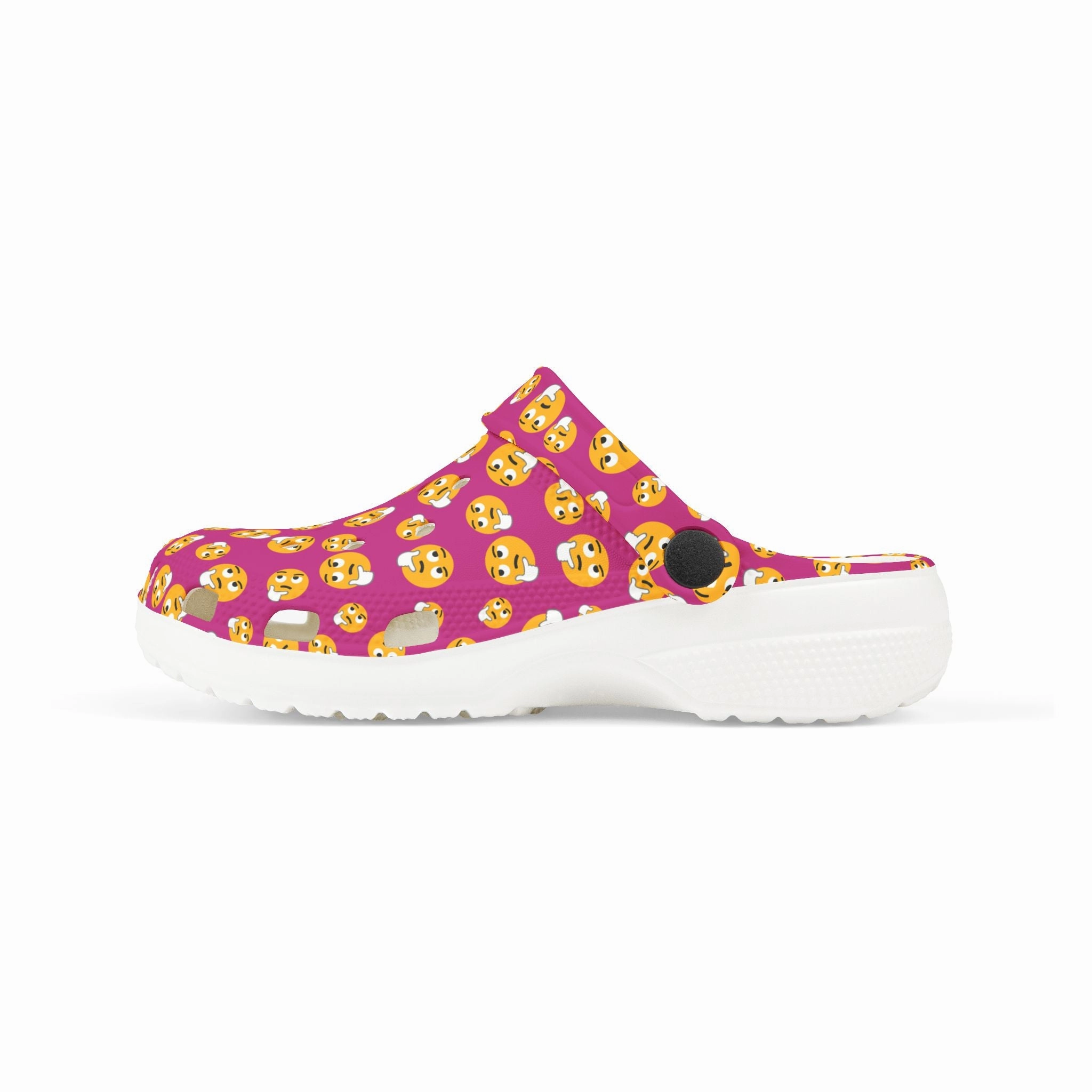 Climbing Slippers Playful Kids' EVA Foam Clogs with Emoji Design, Comfortable Summer Footwear, Fun Play Shoes, Emoji Clogs for Kids, Perfect for Beach or Home