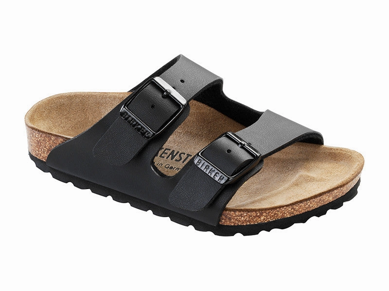 Sandals Curcao Birkenstock Kids Arizona Birko-Flor Nubuck Black - Narrow