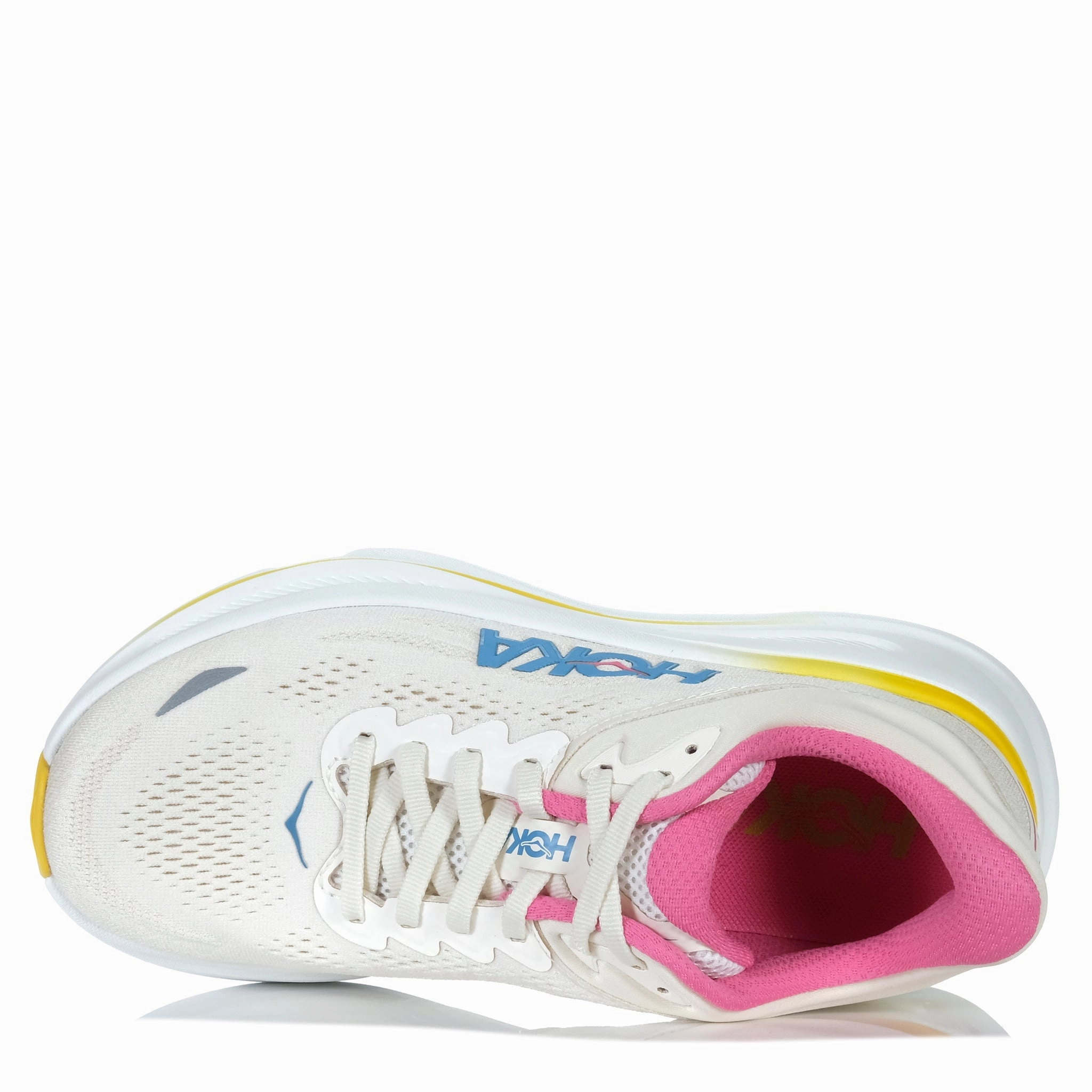 Hoka Bondi 9 Wide Womens Alabaster/Birch Good City Walking Shoes