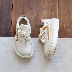 Women Casual Color Matching Patchwork Leather Shoes Sport And Casual Shoes