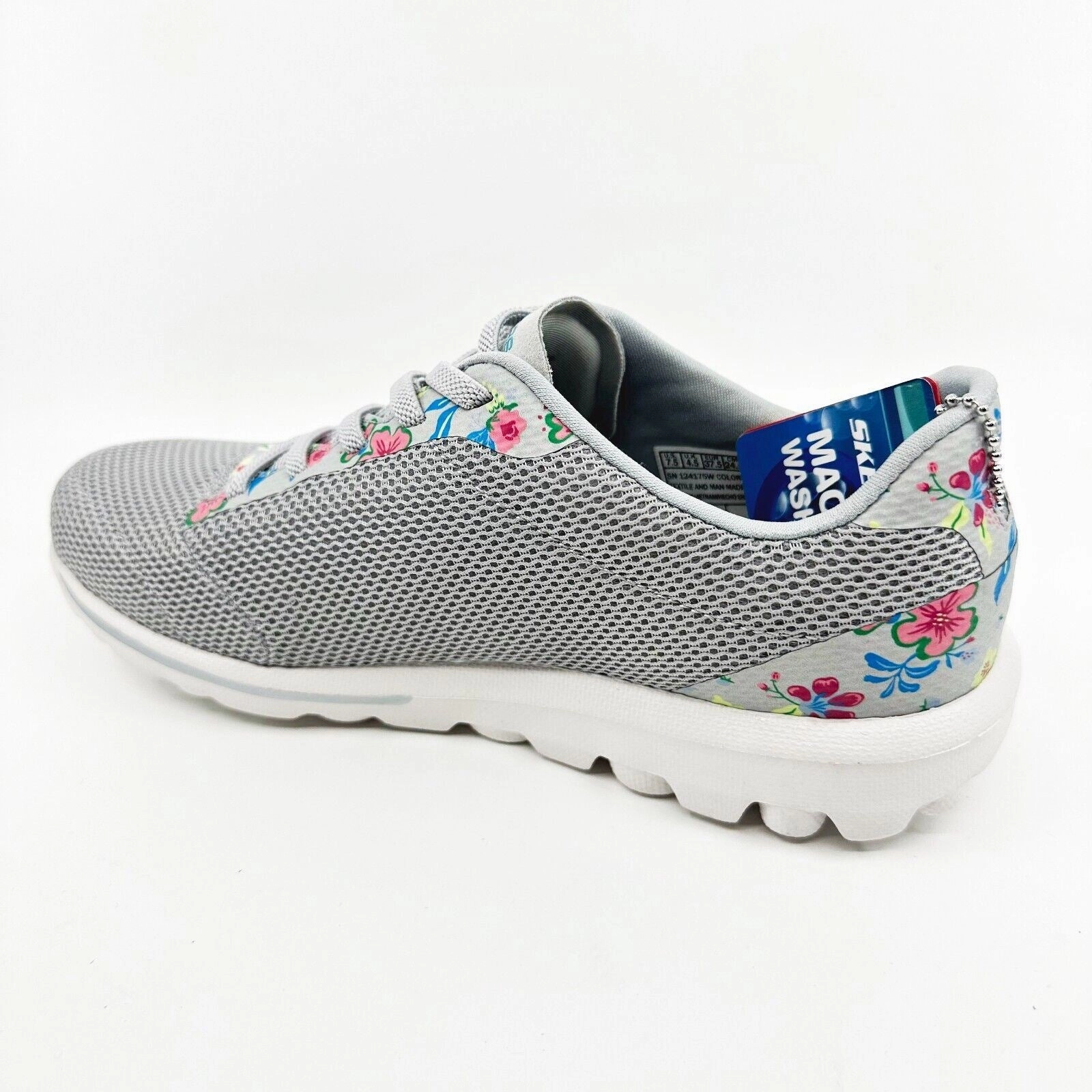 Walking Shoes For Travel In Europe Skechers Go Walk Classic Cream Gray Womens Wide Athletic Sneakers