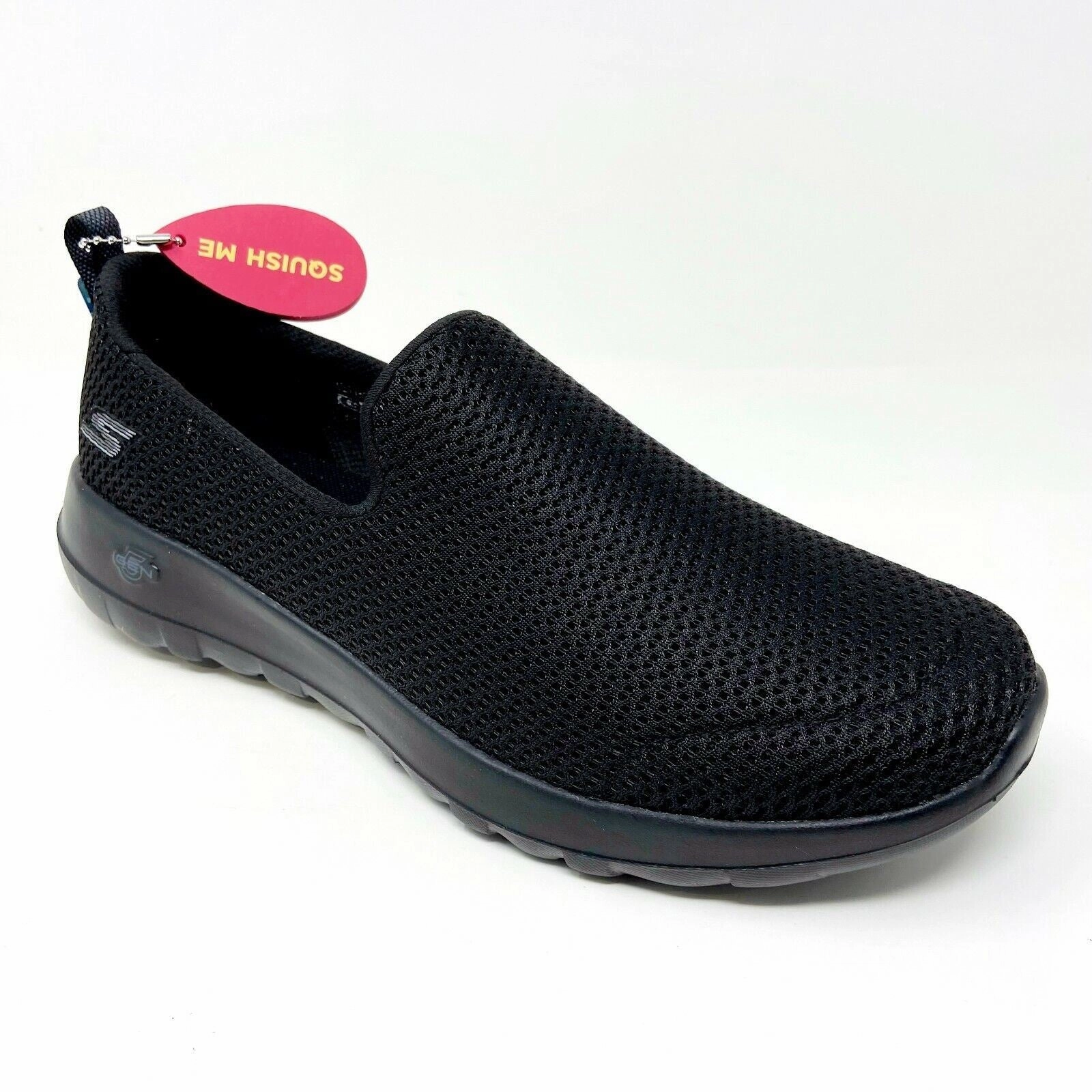Skechers Go Walk Joy Black Womens Size 6.5 Wide Width Slip On Shoes Foot Pain Good Walking