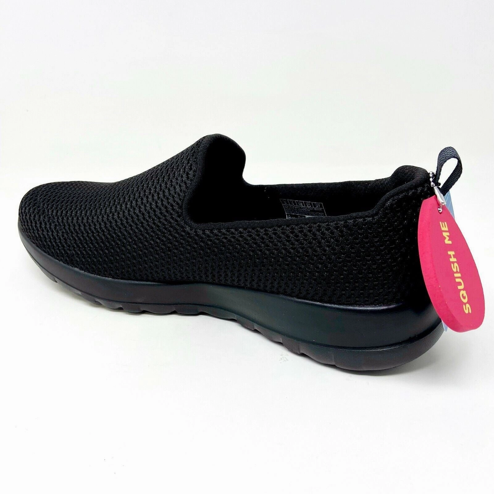 Skechers Go Walk Joy Black Womens Size 6.5 Wide Width Slip On Shoes With Arch Support Walking