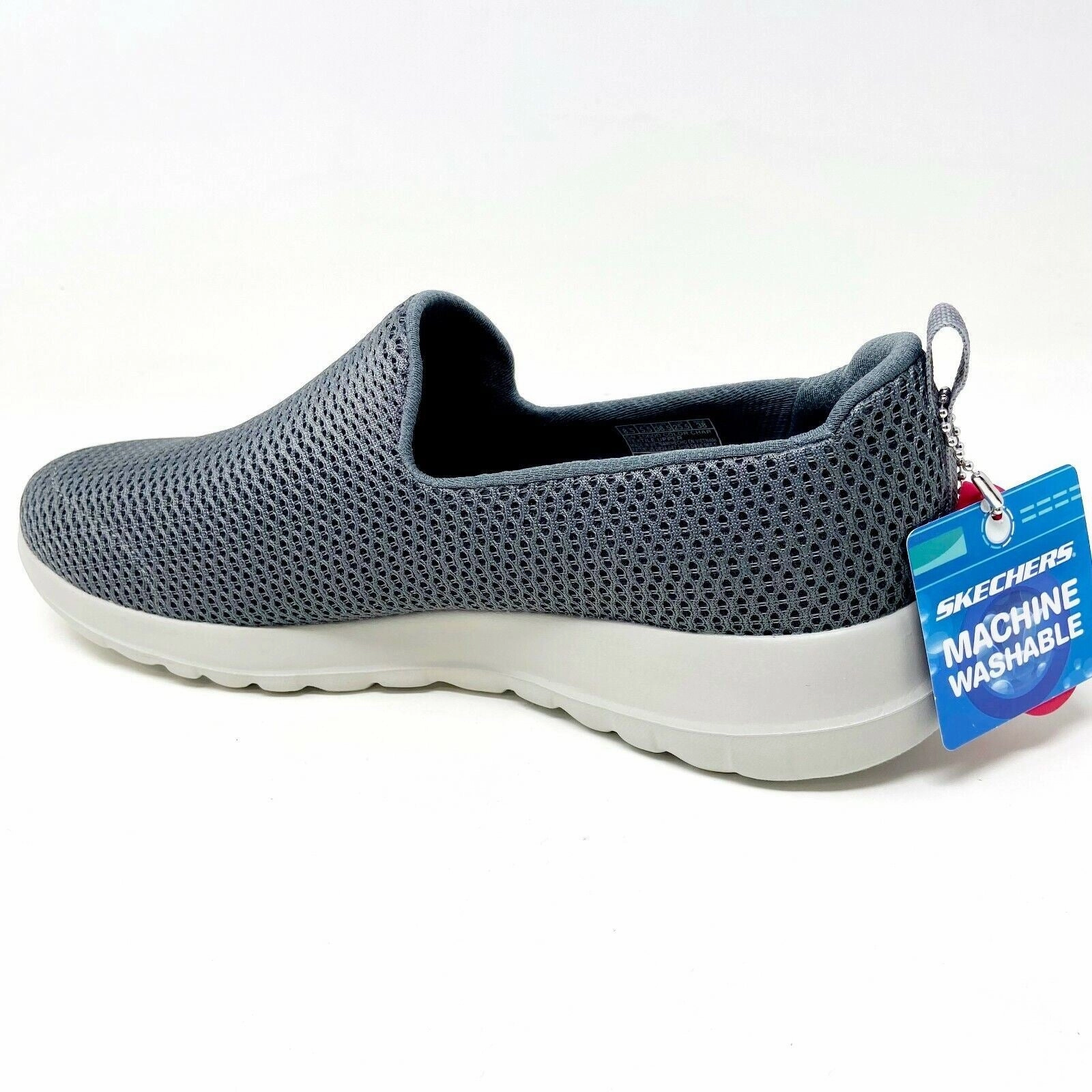 Skechers Go Walk Joy Charcoal Gray Womens Slip On Casual Shoes For Baby Walking