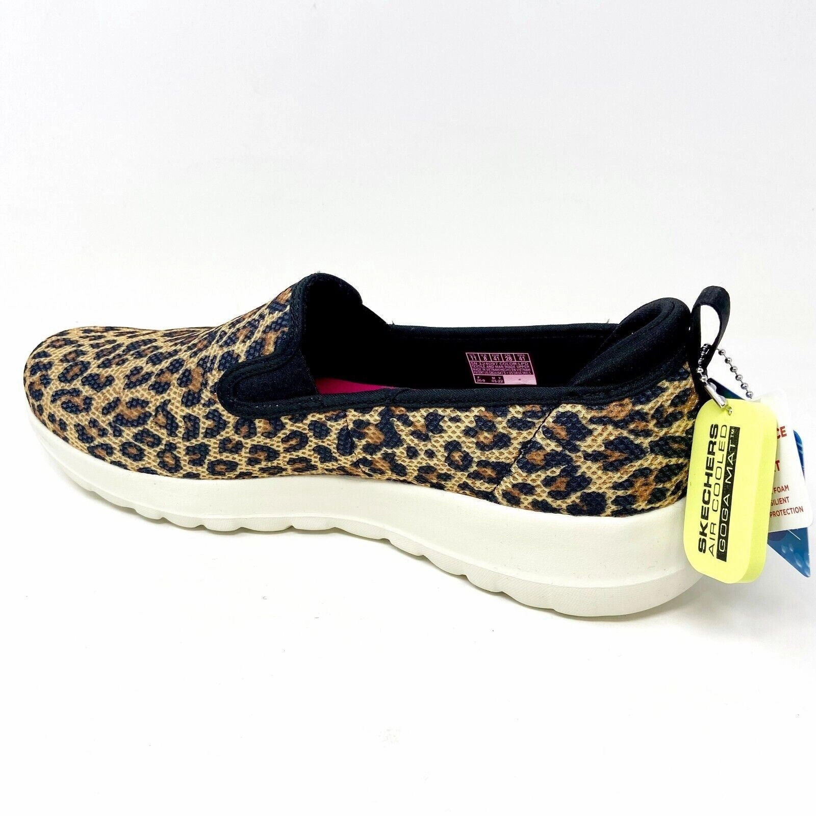 For Flat Feet Walking Good Skechers Go Walk Joy Fiery Leopard Womens Size 11 Casual Slip On Comfort Shoes