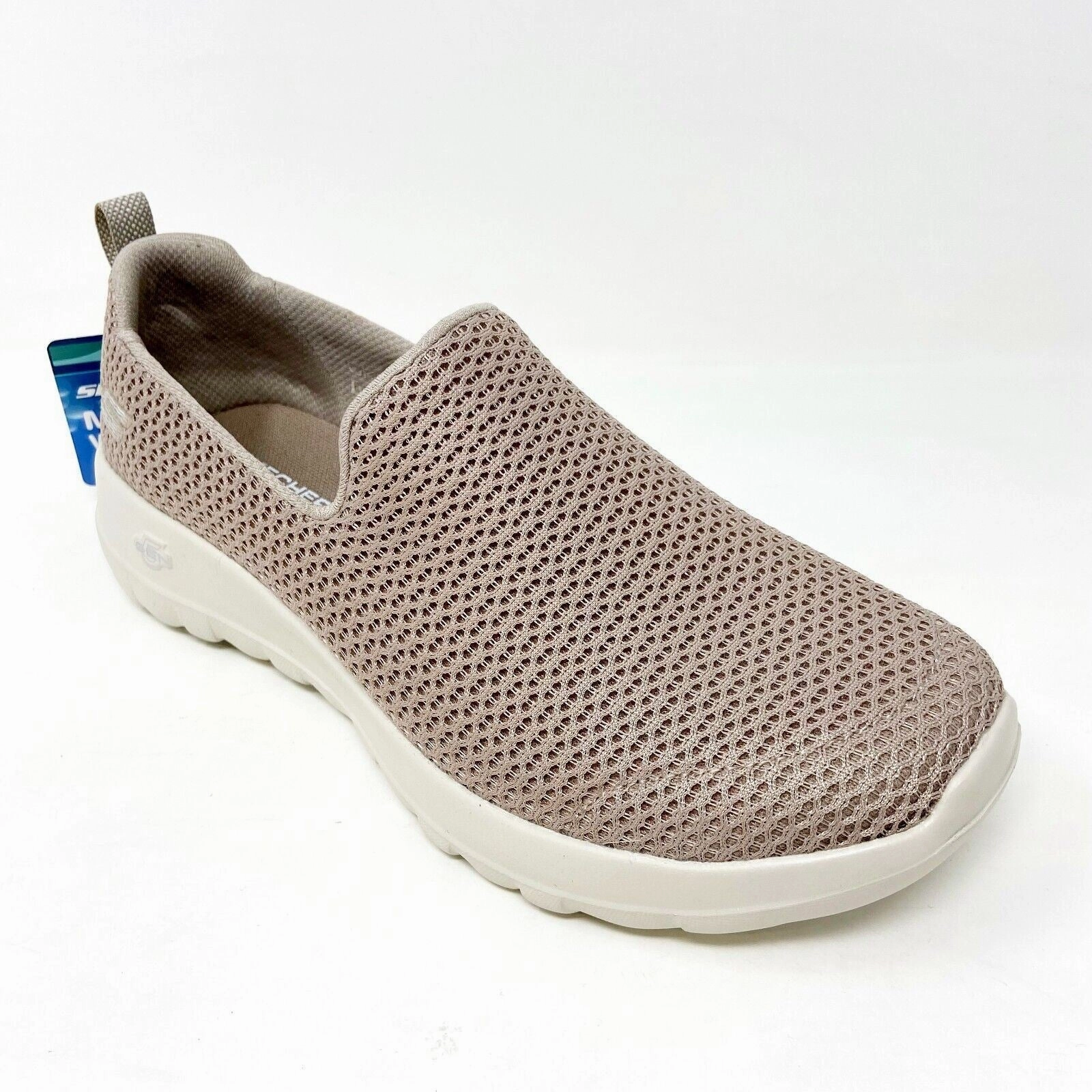 Skechers Go Walk Joy Taupe Womens Casual Slip On Comfort Shoes For Travel In Europe Best Walking