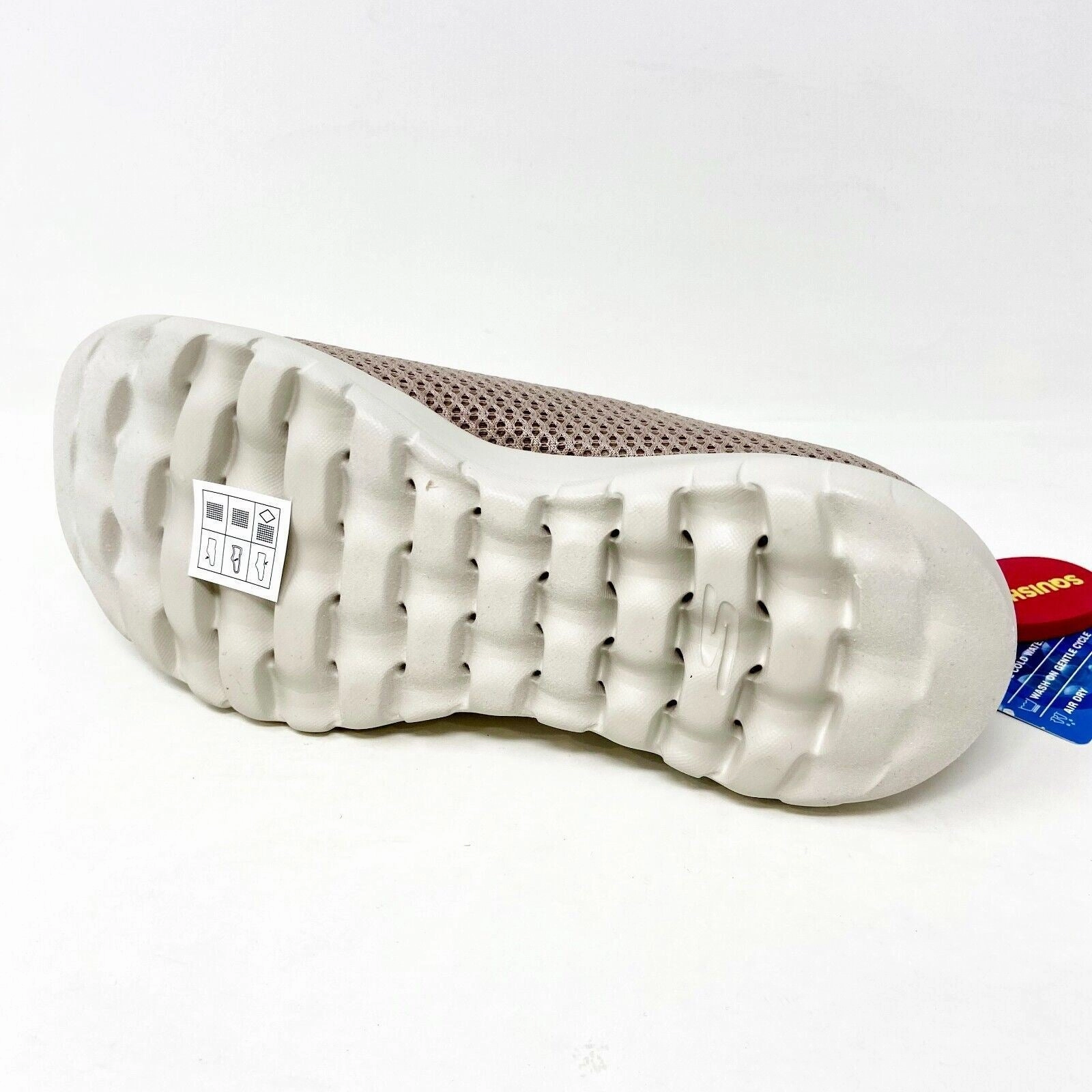 Skechers Go Walk Joy Taupe Womens Casual Slip On Comfort Shoes Best Baby Walking