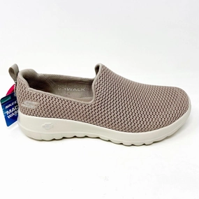 Ladies Walking Shoes Skechers Go Walk Joy Taupe Womens Casual Slip On Comfort Shoes