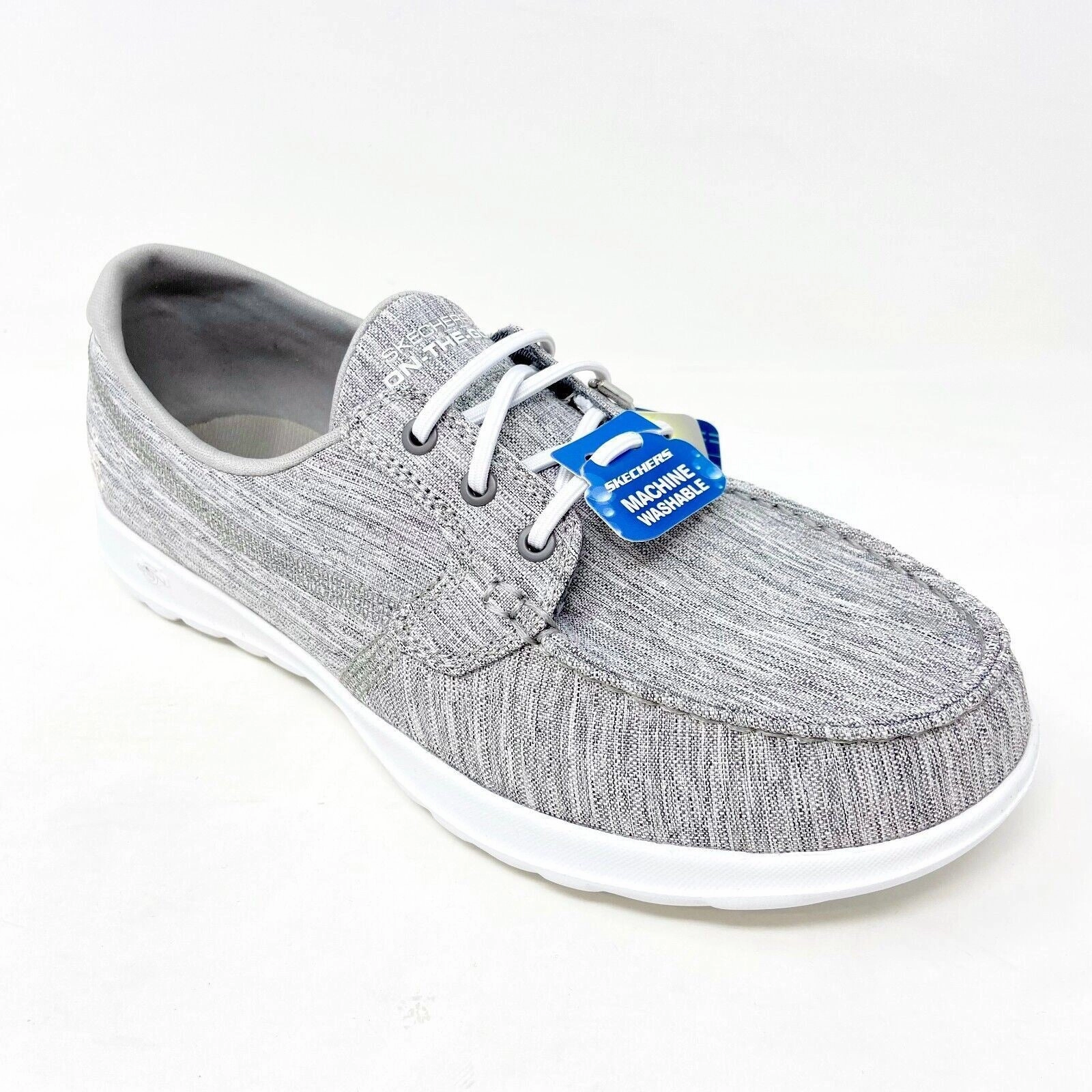 For Running And Walking Best Skechers Go Walk Lite Isla Gray Womens Boat  Casual Shoes