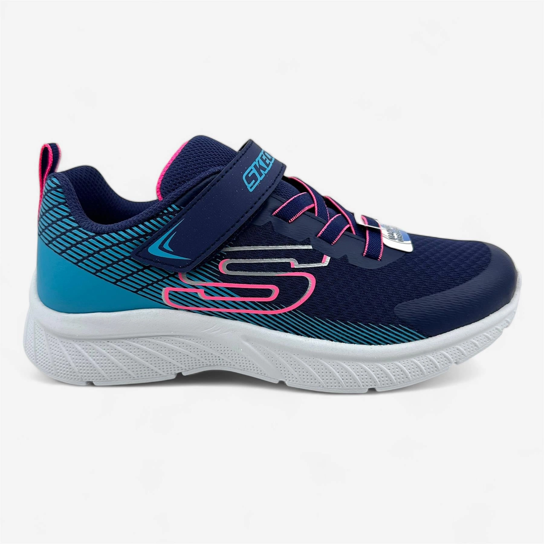 Skechers Microspec Plus Sprint Speed Navy Blue Kids Unisex Kids Size 3 Sneaker Best Walking Shoes For Women With High Arches