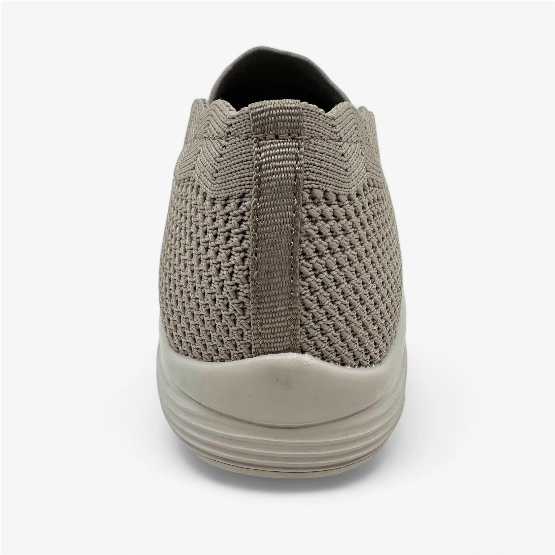 Skechers Seager Stat Taupe Womens Size 8.5 Casual Slip-On Good For Flat Feet Walking