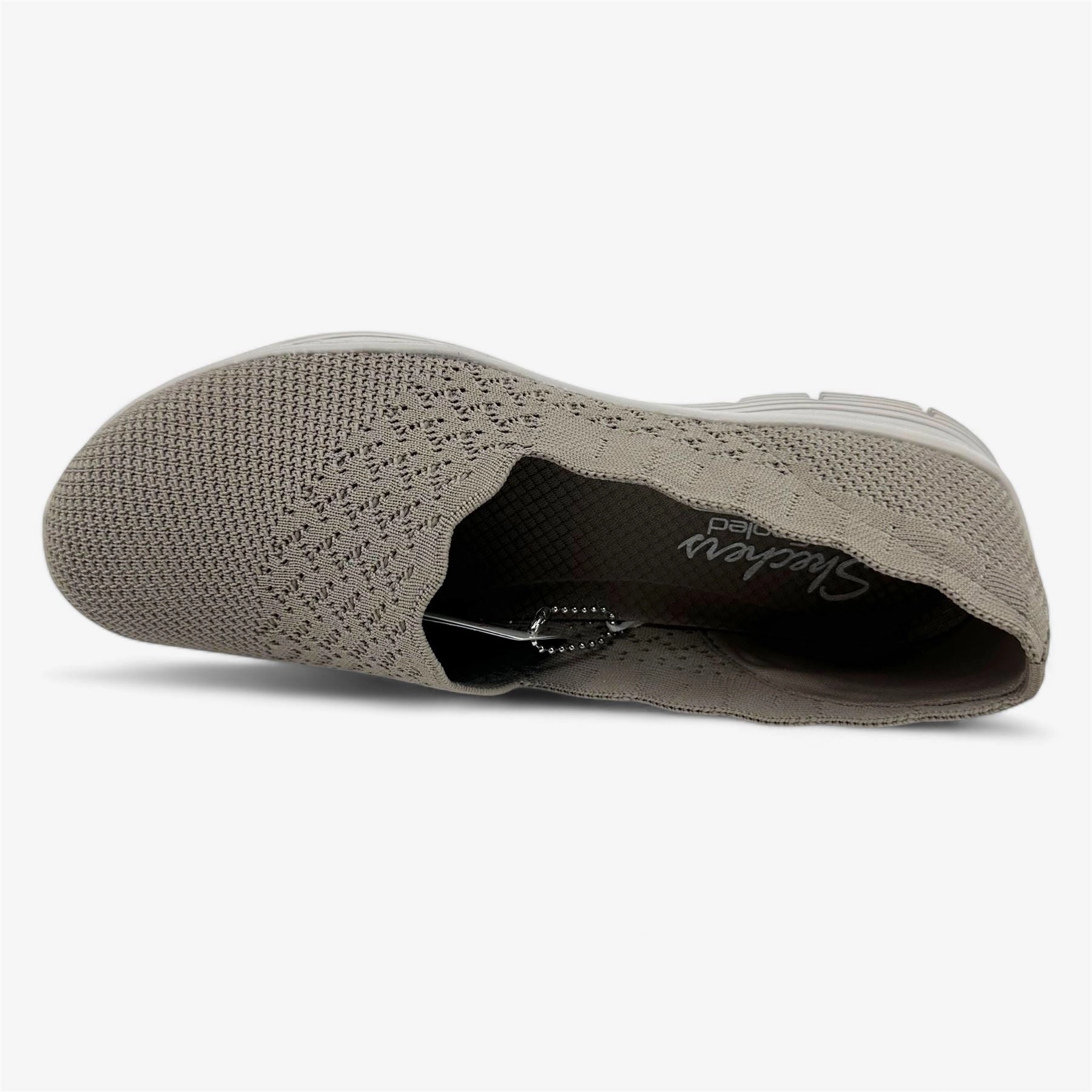 Best Walking Shoes High Arch Skechers Seager Stat Taupe Womens Size 8.5 Casual Slip-On