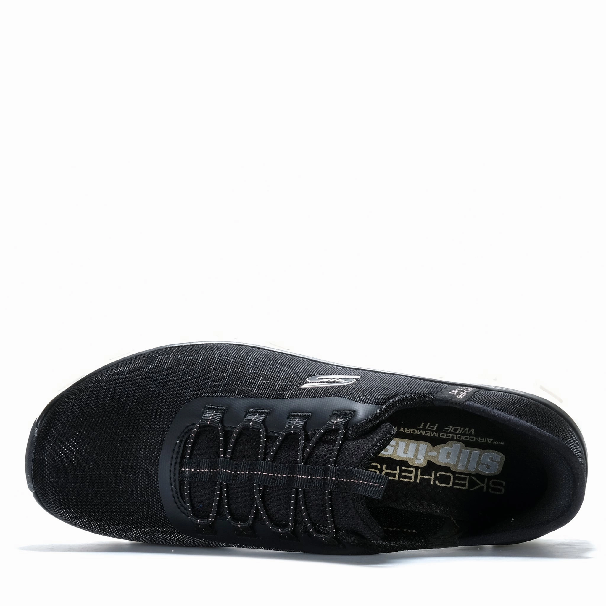 Skechers Slip-ins: Glide-Step - Prism Black/Rose Gold 104576W Baby Walker