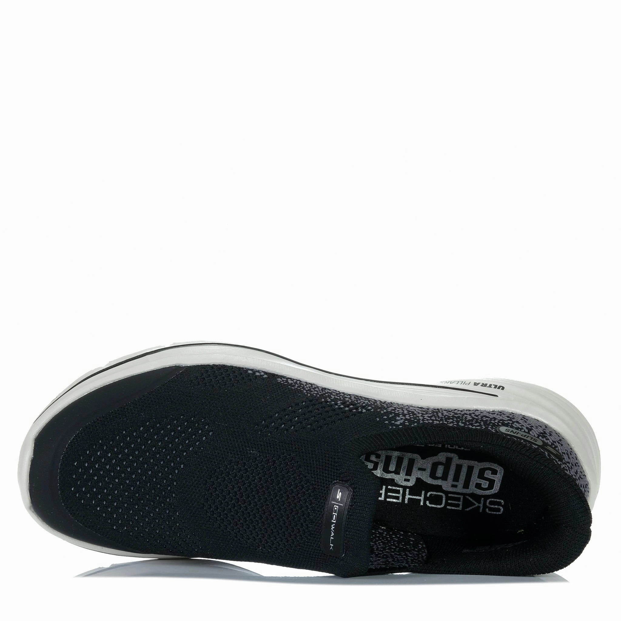 Walk In Her Skechers Slip-ins: GO WALK 8 - Nova Black/White 125926