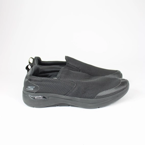 Slip On Casual Shoes Sketchers Black Mesh Slip on Sneakers