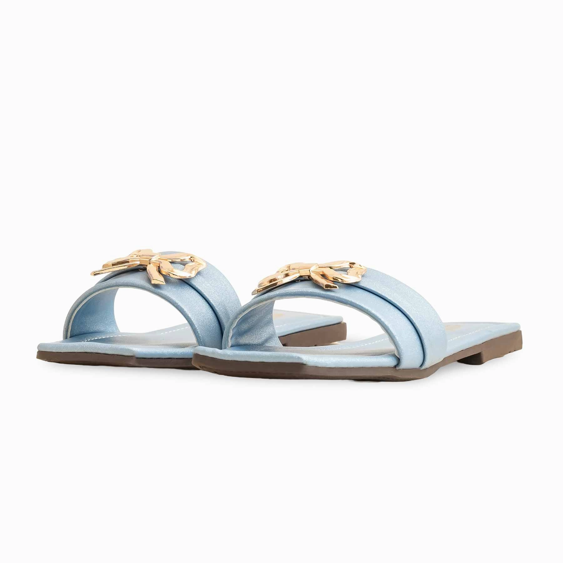 Sam Edelman Casual Shoes Sky Blue Casual Slipper For Women CL1970