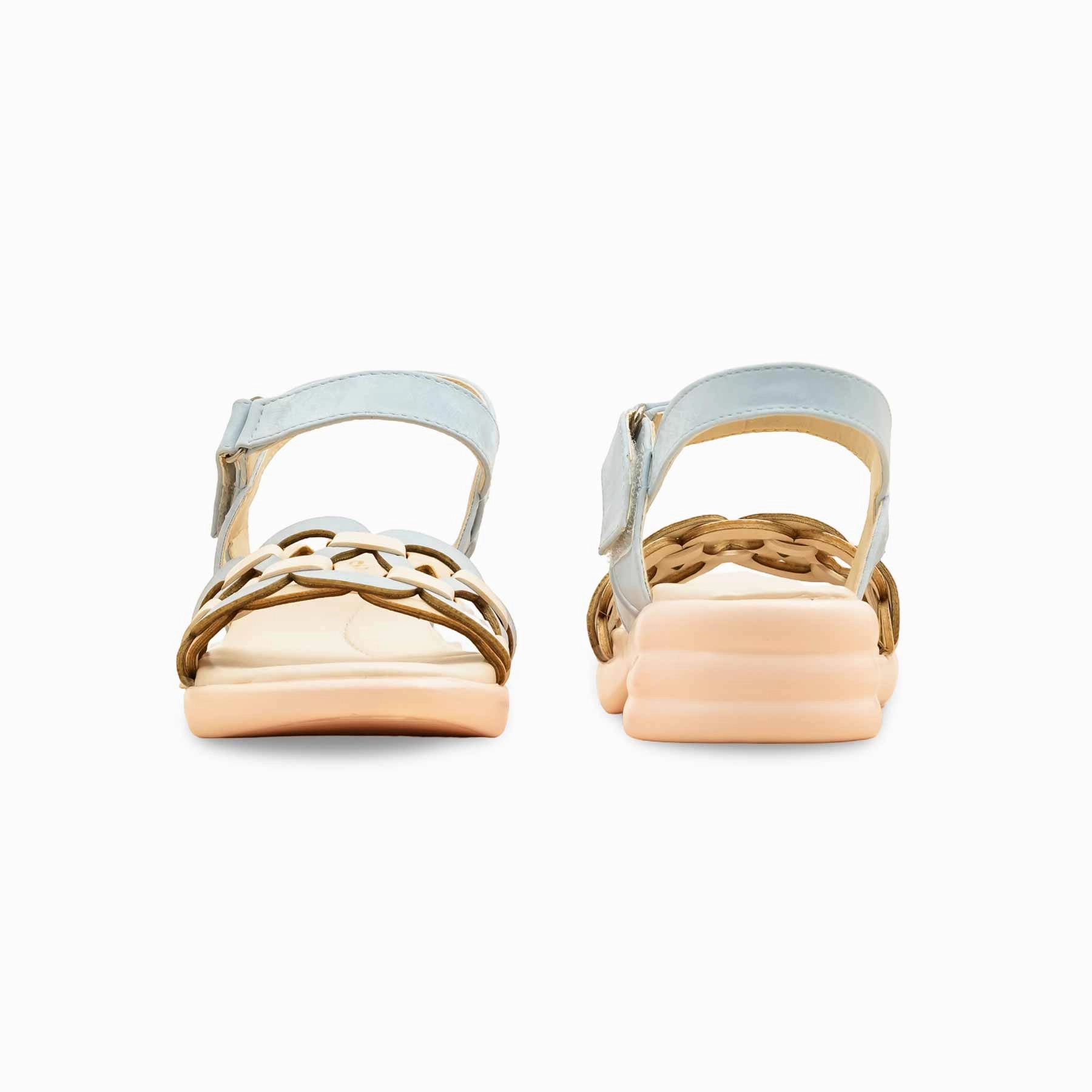 Sandals St Grande Sky Blue Formal Sandal For Ladies PU0612