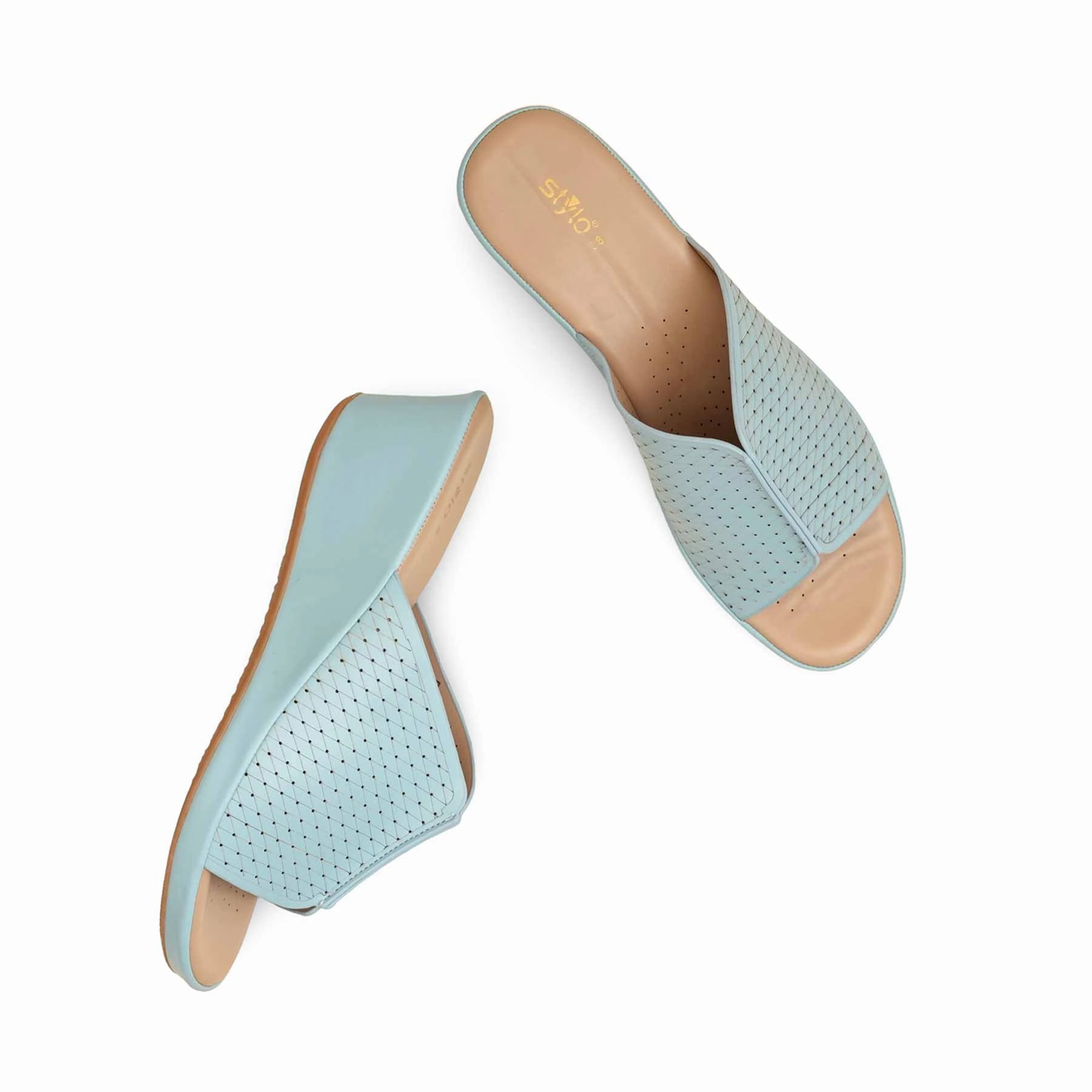 Replacement Inserts For Slippers Sky Blue Formal Slipper For Ladies PU0621